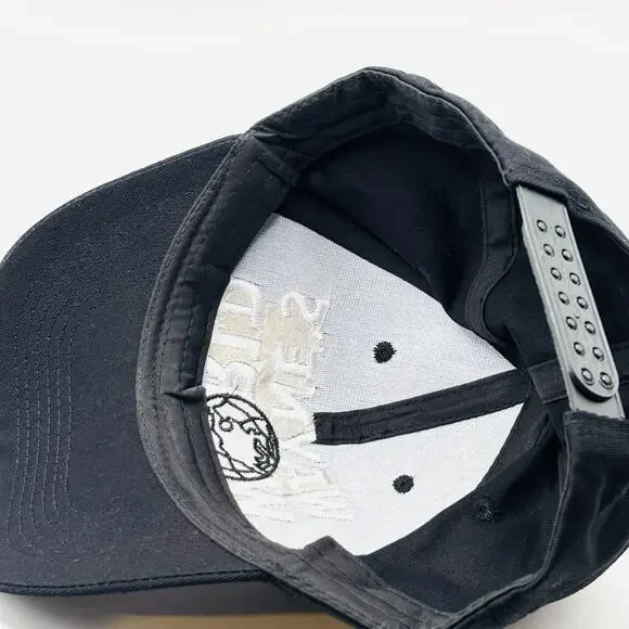 Waynes World Black Snapback Adjustable Hat Cap EUC Saturday Night Live Vintage - Picture 4 of 5